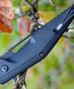 Brous Blades Division Linerlock, 4.5" Black Plain Blade, Black Polymer Handle 7 Brous Blades Division Linerlock, 4.5" Black Plain Blade, Black Polymer Handle -Buck Knives Sales 005b.4 45315.1566586110