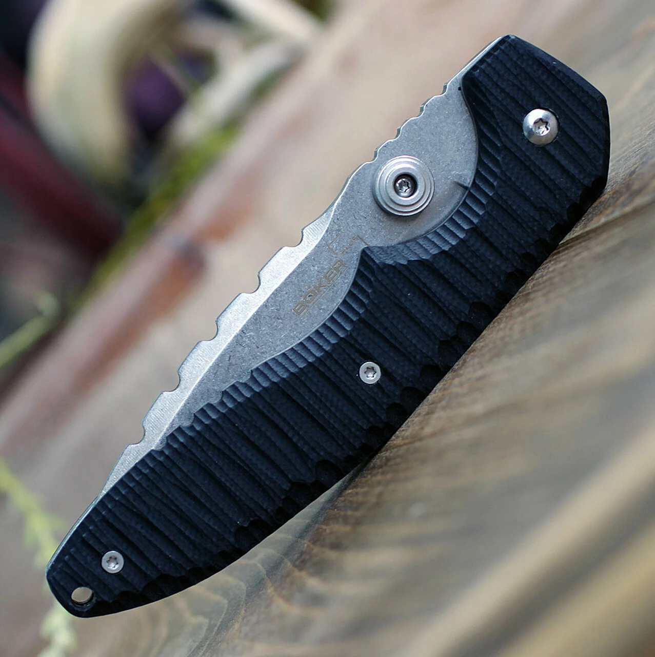 Boker Plus Sulaco Folder, Tactical Knife, 440C 3 3/4" Blade, G-10 Handle 4 Boker Plus Sulaco Folder, Tactical Knife, 440C 3 3/4" Blade, G-10 Handle - Image 4