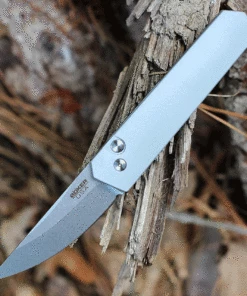 Boker Plus Kwaiken Compact Automatic - Gray Alum (3" 154CM SW) 01BO253