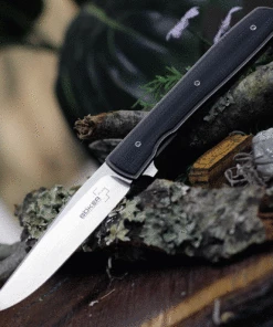 Boker Plus Urban Trapper 01BO732, 3 7/16 in. VG-10 Blade, G-10 Handle