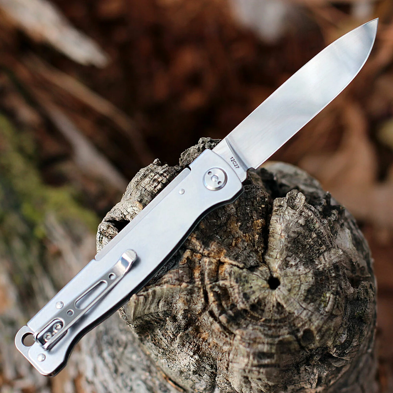 Boker Plus Atlas Gen 2 Slip Joint - Gray SW (2.6" 12C27 Satin) 01BO856 2 Boker Plus Atlas Gen 2 Slip Joint - Gray SW (2.6" 12C27 Satin) 01BO856 - Image 2