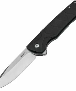 Boker Plus 01BO262 Ridge, 3.5" D2 Plain Blade, Black G-10 Handle
