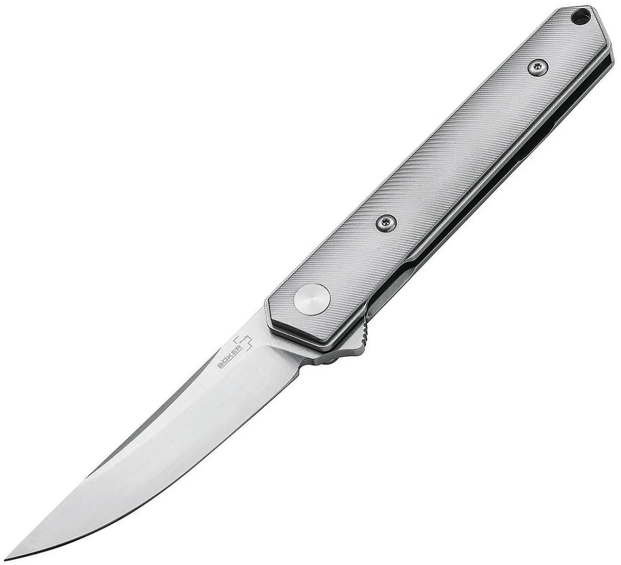 Boker Plus 01BO267 Kwaiken, 3" D2 Plain Blade, Titanium Handle 1 Boker Plus 01BO267 Kwaiken, 3" D2 Plain Blade, Titanium Handle