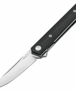 Boker Plus 01BO268 Mini Kwaiken, 3" D2 Plain Blade, Black G-10 Handle