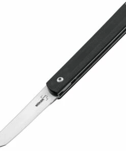 Boker Plus 01BO630 Wasabi, 2.8" 440C Plain Blade, Black G-10 Handle