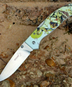 Boker Plus 01BO652 Titan Frazetta, 3.7" 440C Plain Drop Point Blade, Aluminum Handle