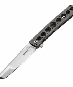 Boker Plus 01BO721 Urban Trapper Tanto, 3.4" VG-10 Plain Blade, Titanium Handle