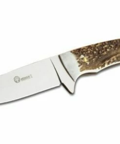 Boker 02BA545HH Arbolito, 4.4" 440A Plain Blade, Genuine Stag Handle