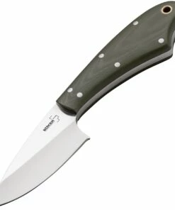 Boker Plus 02BO008 Easedrop, 3" AUS-8 Plain Blade, Green G-10 Handle