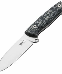 Boker Plus 02BO351 Spain Generalist Granito, 4.3" MoVa1.4116 Plain Blade, Grey Micarta Handle