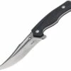 Boker Plus 02BO771 Masada, 4.6" Stonewash D2 Plain Blade, Black G-10 Handle