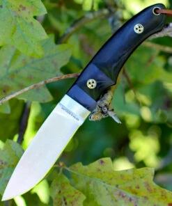 Boker Magnum Trail, 3.25" satin finish 440A stainless drop point blade, Black Micarta handle