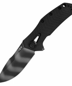 Zero Tolerance 0308BLKTS, 3.75" CPM 20CV Blackwash/Tiger stripe blade, G10/Titanium Handle