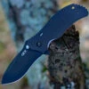 Zero Tolerance 0350TR A/O Tritium Linerlock, 3.25" Black Tungsten DLC CPMS30V Plain Blade, Black G10 Handle w. Tritium Insert