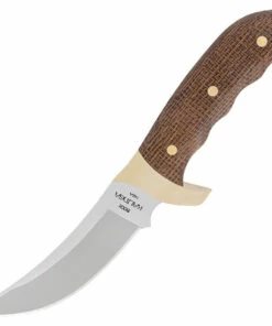Buck Knives Buck 401 Kalinga Knife 0401BRSLE- 2021 Legacy Collection, 4.75" S35VN Satin Plain Blade, Brown Burlap Micarta Handle