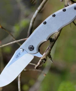 Zero Tolerance 0562TI, 3.5" CPM 20CV Stonewash Blade, Titanium Handle