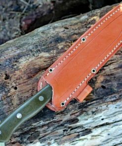 Bark River Knives Bark River 06115MGC Aurora, 4.75" A-2 Plain Blade, Green Micarta Handle -Buck Knives Sales 06115mgc 24394.1566585967