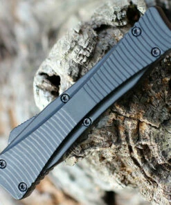 Boker Plus MINI Eagle 2.0 OTF Automatic - Blk Alum (2.8" D2 Recurve) 06BO246 -Buck Knives Sales 06EX246.2 06593.1645558515