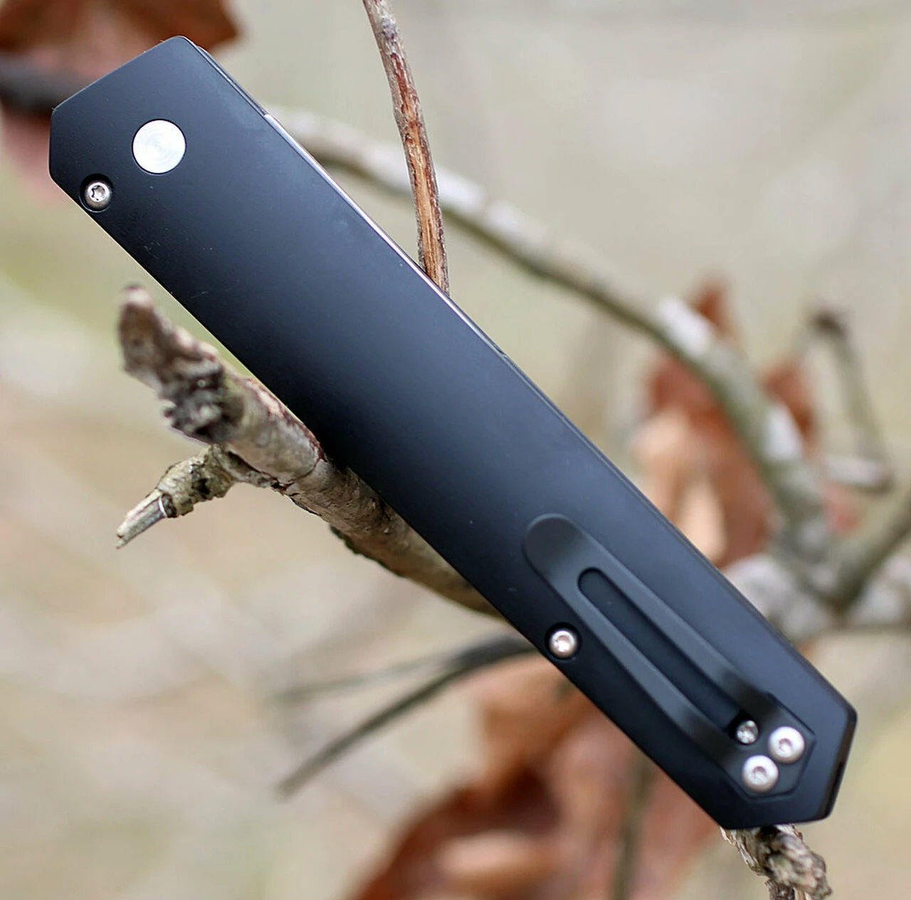 Boker Plus/Pro-Tech 06EX291 Kwaiken Auto, 3.5" 154CM Stonewash Plain Blade, Black Aluminium Handle 3 Boker Plus/Pro-Tech 06EX291 Kwaiken Auto, 3.5" 154CM Stonewash Plain Blade, Black Aluminium Handle - Image 3