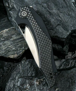 CIVIVI Knives CIVIVI Plethiros C904C, 3.45" D2 Satin Clip Point Plain Blade, Black G-10 Handles w/Carbon Fiber Overlay -Buck Knives Sales 1 1Z416112251 60207.1581634298