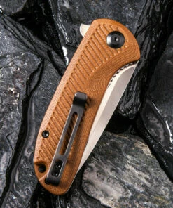 CIVIVI Knives CIVIVI Durus C906B, 3” D2 Satin Drop Point Plain Blade, Brown G-10 Handles -Buck Knives Sales 1 1Z531140016 23245.1622057881