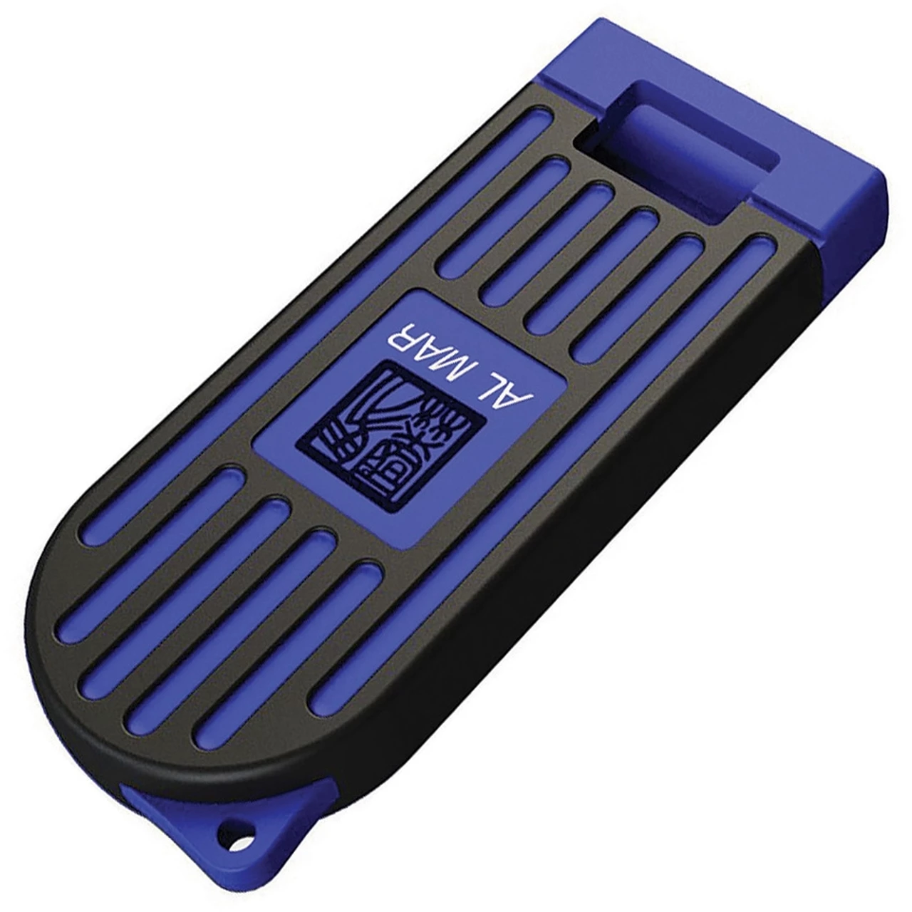 Al Mar Stinger Keychain AMK1001BKBL, 1.3" D2 Plain Blade, PP + TPR Handle-Blue 2 Al Mar Stinger Keychain AMK1001BKBL, 1.3" D2 Plain Blade, PP + TPR Handle-Blue - Image 2