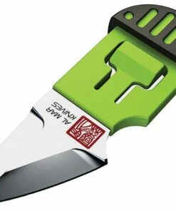 Al Mar Stinger Keychain 1001BKG, 1.3" D2 Plain Blade, PP + TPR Handle