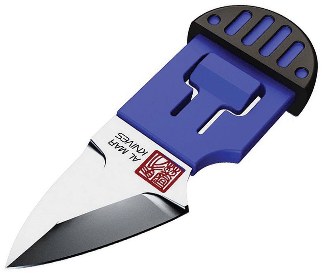 Al Mar Stinger Keychain AMK1001BKBL, 1.3" D2 Plain Blade, PP + TPR Handle-Blue 1 Al Mar Stinger Keychain AMK1001BKBL, 1.3" D2 Plain Blade, PP + TPR Handle-Blue
