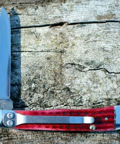 Case 10306 Kickstart TrapperLock A/O, Pocket worn Old Red Bone Handle (6154AC SS) -Buck Knives Sales 10306.4 53171.1585248953