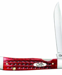 Case 10306 Kickstart TrapperLock A/O, Pocket worn Old Red Bone Handle (6154AC SS)