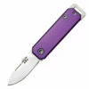 Bear and Son Small Slip Joint - Purple Aluminum (1.5" High Carbon) 109PL