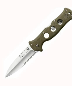 Cold Steel Gunsite Counter Point I 10ABV1, 3.75 Partially Serrated Blade, OD Green Griv-Ex Handle - Limited Run