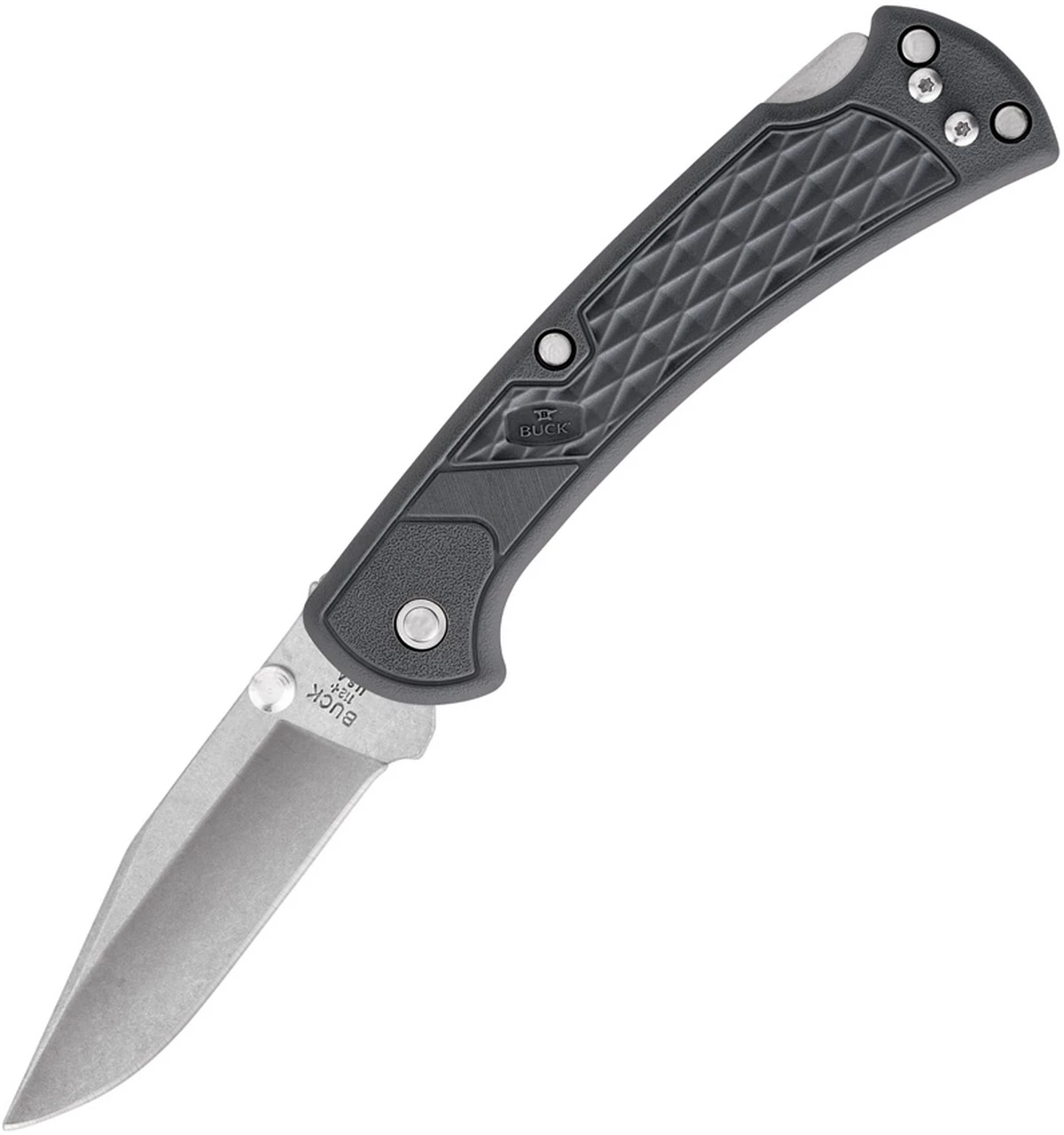 Buck Knives Buck 112 Slim Ranger Select Lock Back, 3.0" 420HC Plain Blade, Grey Nylon Handle 1 Buck Knives Buck 112 Slim Ranger Select Lock Back, 3.0" 420HC Plain Blade, Grey Nylon Handle