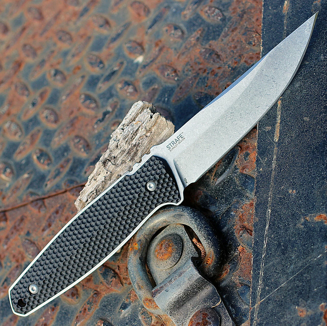 CRKT 1210 Strafe, 4.6" 8Cr13MoV SS, Plain Blade, GFN Handle 2 CRKT 1210 Strafe, 4.6" 8Cr13MoV SS, Plain Blade, GFN Handle - Image 2