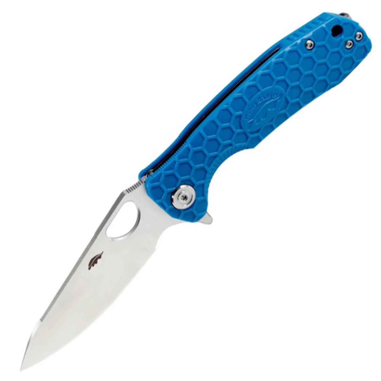 Honey Badger Knives Honey Badger Medium Leaf Flipper - Blue FRN (3.2" 8Cr13MoV Satin) HB1301 1 Honey Badger Knives Honey Badger Medium Leaf Flipper - Blue FRN (3.2" 8Cr13MoV Satin) HB1301