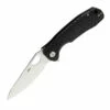 Honey Badger Knives Honey Badger Medium Leaf Flipper - Black FRN (3.2" 8Cr13MoV Satin) HB1298
