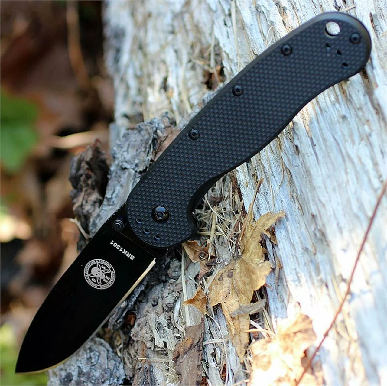 BRK Avispa BRK1302B, 3.5", Black D2 Steel, Plain Edge, Drop Point, Design by Esee Knives, Black Nylon handles 1 BRK Avispa BRK1302B, 3.5", Black D2 Steel, Plain Edge, Drop Point, Design by Esee Knives, Black Nylon handles