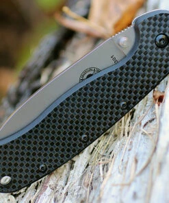 BRK Avispa Folder, Carbon Fiber / G10 Handles, Stonewash D2 Steel, Plain Edge, Design by Esee Knives -Buck Knives Sales 1302cf.1 06462.1566585930