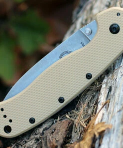 BRK Avispa 1302DT, 3.5", Stonewash D2 Steel, Plain Edge, Drop Point, Design by Esee Knives, Desert Tan Nylon handles 6 BRK Avispa 1302DT, 3.5", Stonewash D2 Steel, Plain Edge, Drop Point, Design by Esee Knives, Desert Tan Nylon handles -Buck Knives Sales 1302dt 36694.1566585924