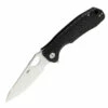 Honey Badger Knives Honey Badger Small Leaf Flipper - Black FRN (2.8" 8Cr13MoV Satin) HB1308