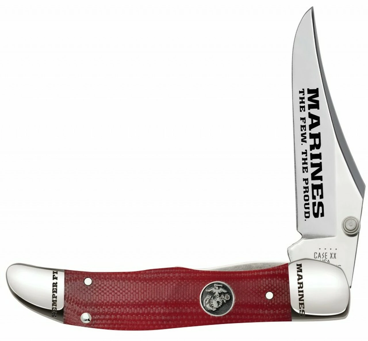 Case Kickstart Mid-Folding Hunter 13199 United States Marine Corps Smooth Red G-10 Handle (101265AC SS) 1 Case Kickstart Mid-Folding Hunter 13199 United States Marine Corps Smooth Red G-10 Handle (101265AC SS)