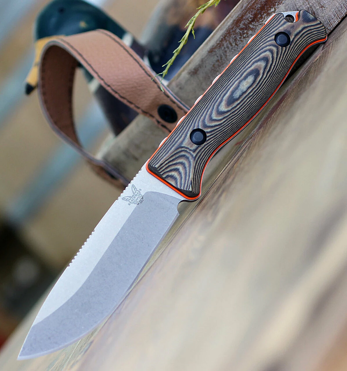 Benchmade Knives Benchmade 15002-1 Saddle Mountain Skinner, 4.20" CPM-S90V Satin Drop Point Blade, Richlite/Orange G10 Handle 1 Benchmade Knives Benchmade 15002-1 Saddle Mountain Skinner, 4.20" CPM-S90V Satin Drop Point Blade, Richlite/Orange G10 Handle