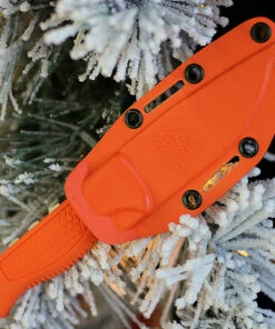 Benchmade Knives Benchmade 15006 Steep Country, 3.54" CPM-S30V Satin Drop Point Blade, Orange Santoprene Handle -Buck Knives Sales 15006.3 94472.1606837667