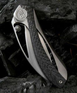 We Knife Co. We Knife Pleroma Linerlock Folder 821A, 2.95” Bohler M390 Wharncliffe Satin Plain Blade, Titanium Inlay Carbon Fiber Handle 6 We Knife Co. We Knife Pleroma Linerlock Folder 821A, 2.95” Bohler M390 Wharncliffe Satin Plain Blade, Titanium Inlay Carbon Fiber Handle -Buck Knives Sales 1543977841835097 62502.1582210619