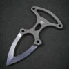 We Knife Co. We Knife BUD Push Dagger 924B, 2.02" 6AL4V Blue Titanium Plain Blade, Blue Titanium Handle, Black Kydex Sheath