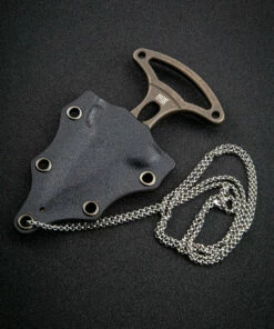 We Knife Co. We Knife BUD Push Dagger 924A, 2.02" 6AL4V Bronze Titanium Plain Blade, Bronze Titanium Handle, Black Kydex Sheath -Buck Knives Sales 1575255640559798 92154.1582047367