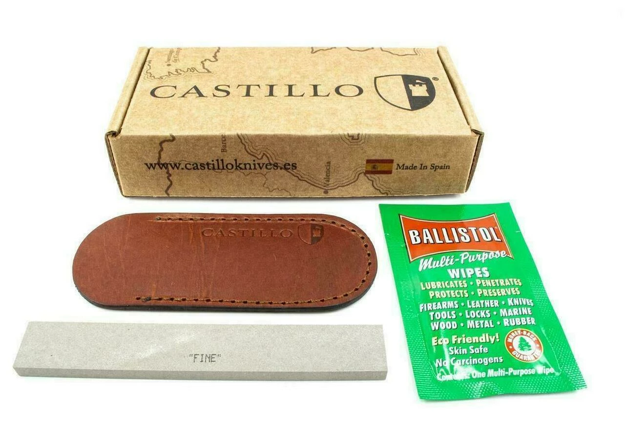 Castillo Knives Torre Lockback Folding, C3JGM, 3" Sandvik 14C28N Blade, Juniper Green Micarta Handles 6 Castillo Knives Torre Lockback Folding, C3JGM, 3" Sandvik 14C28N Blade, Juniper Green Micarta Handles - Image 6