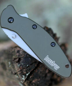 Kershaw Knives Kershaw 1620OL Scallion, 2.25" 420HC SS Plain Blade, Olive Aluminum Handle 6 Kershaw Knives Kershaw 1620OL Scallion, 2.25" 420HC SS Plain Blade, Olive Aluminum Handle -Buck Knives Sales 1620OL.3 49762.1603297154