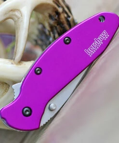 Kershaw Knives Kershaw 1620PUR Scallion, 2.4" 420HC Plain Blade, Purple Anodized Aluminum Handle -Buck Knives Sales 1620pur.1 10053.1589555808