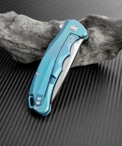 Artisan Cutlery Artisan Tradition Framelock ATZ1702GGN, 3.94" S35VN Plain Blade, Green Titanium Handle -Buck Knives Sales 1702g gn 02 preview 28142.1566585982